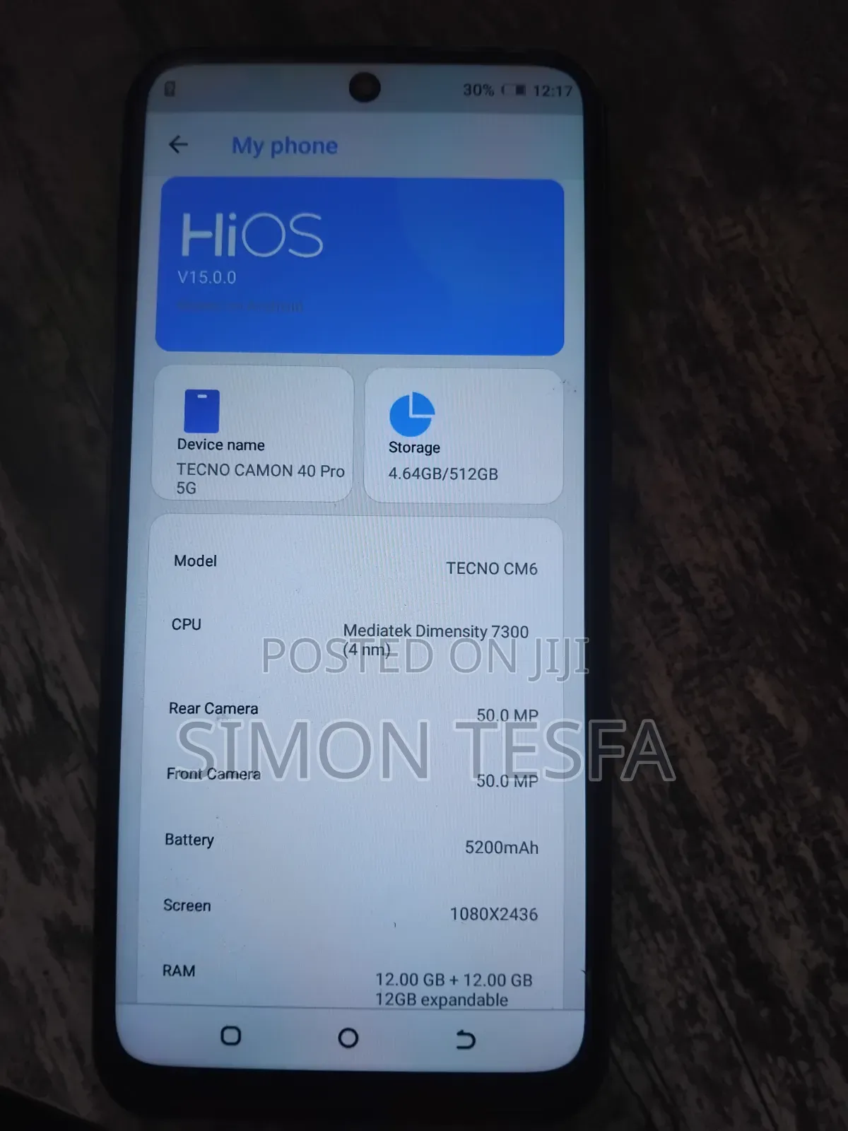 Tecno Spark 40 256 GB Silver