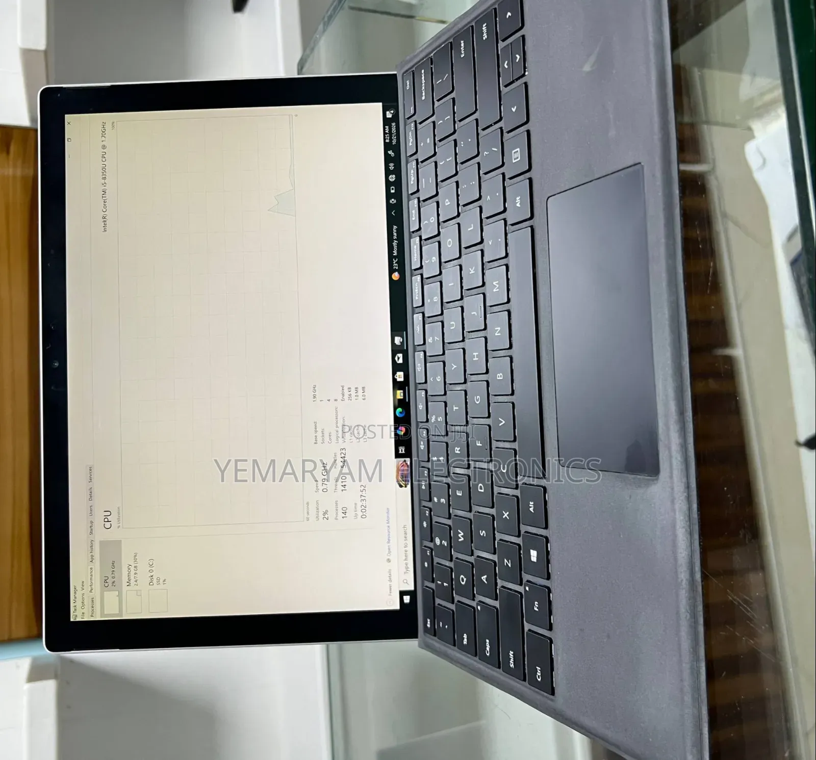 New Laptop Microsoft Surface Pro 6 8GB Intel Core i5 SSD 256GB