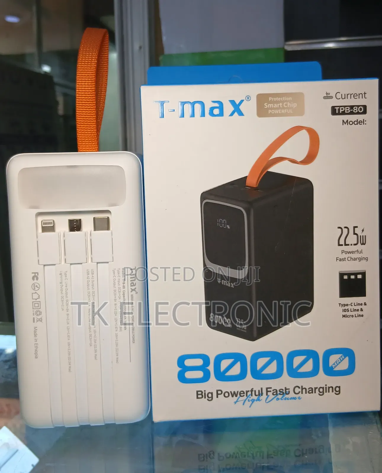 T-Max 80000 mAh Power Bank
