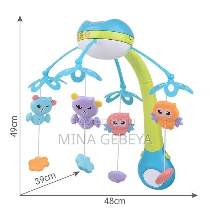 Kids Melody Projection & Night Light Bed Bell