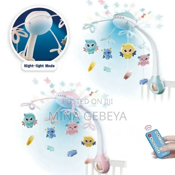 Kids Melody Projection & Night Light Bed Bell