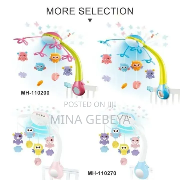 Kids Melody Projection & Night Light Bed Bell