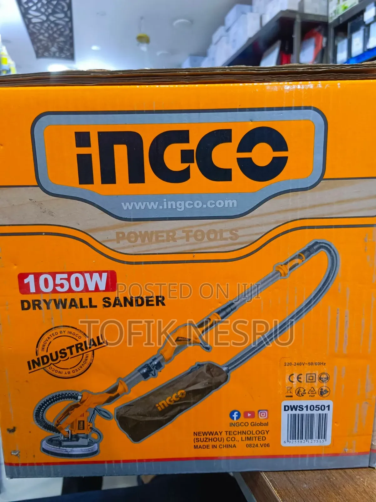 Wall Sander Machine Ingco 1050w