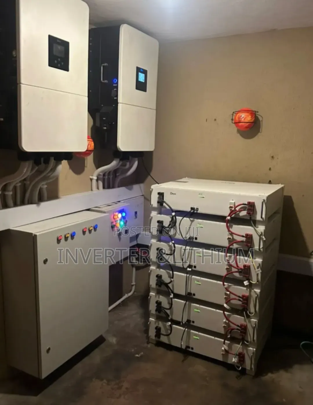 50kw Hybrid Inverter & 50kwh Lithium Ion Battery