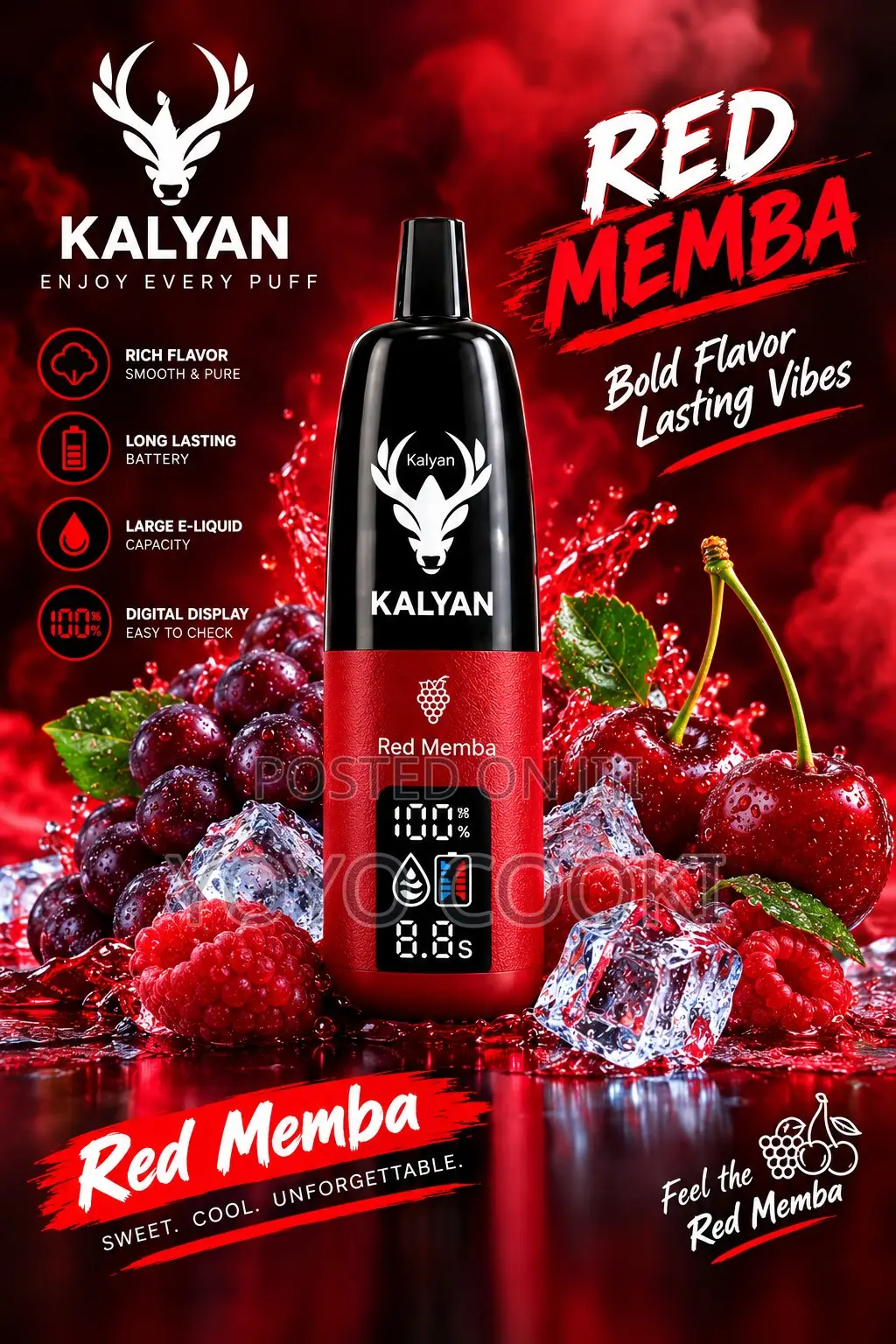 Kalyan Vape 30,000puffs [Ice Flavours]