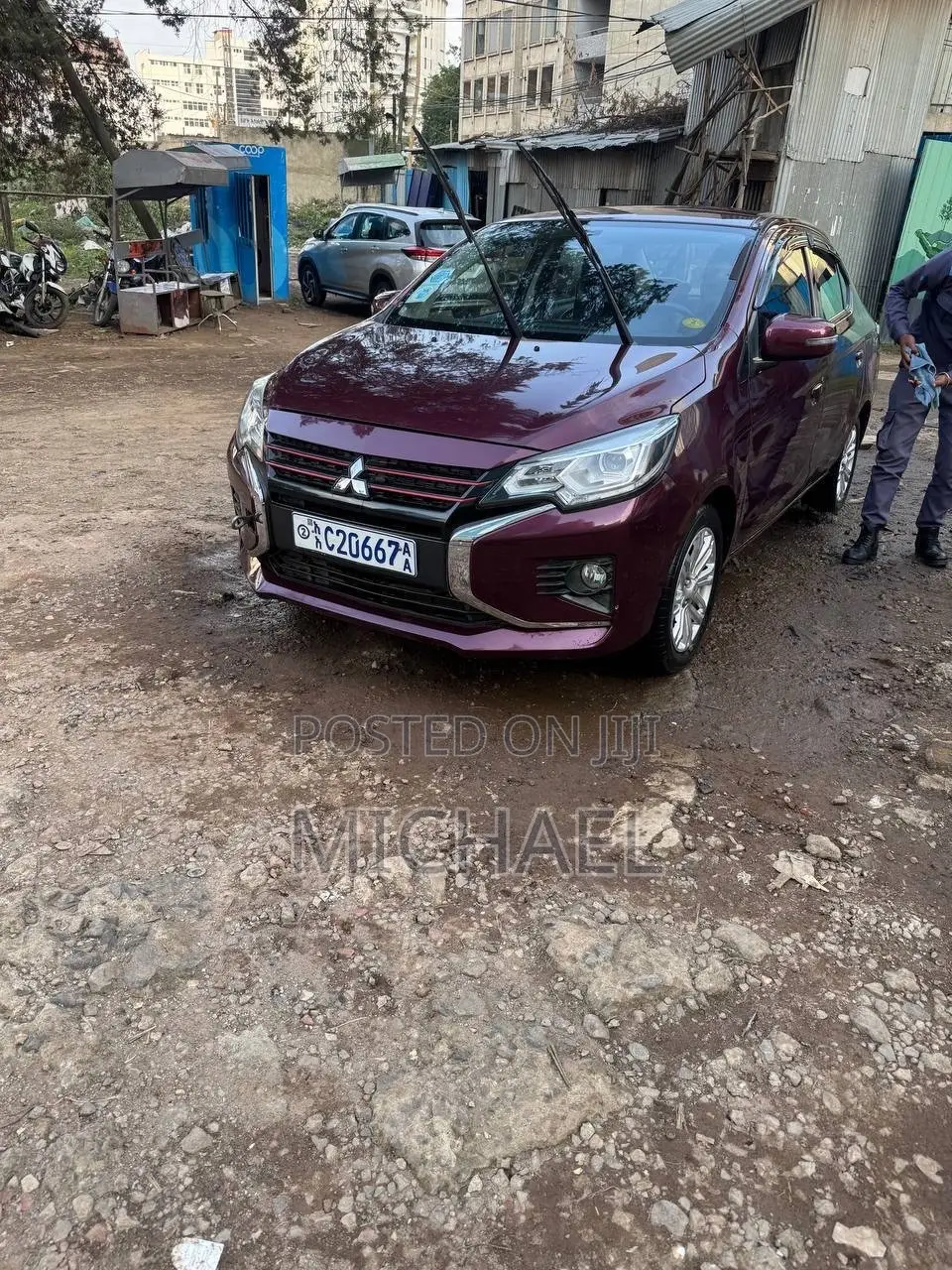 Mitsubishi Attrage 2021 Burgundy