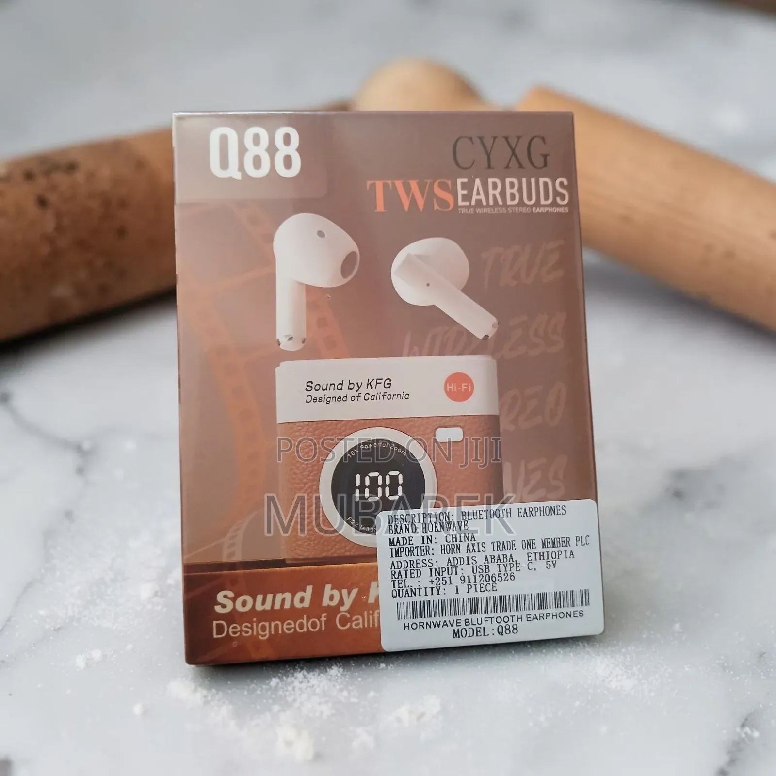 Hornwave Q88 TWS سماعات بلوتوث