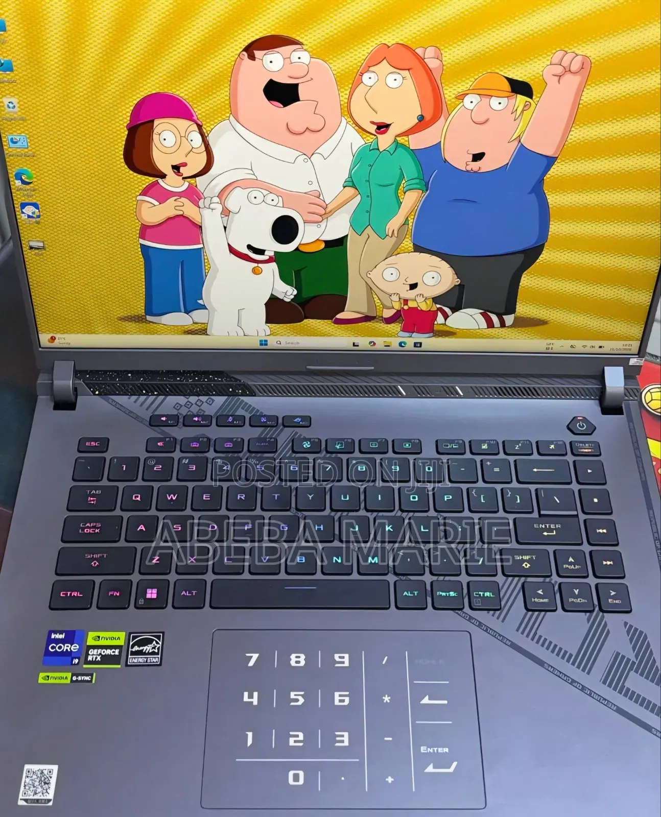 New Laptop Asus ROG Strix G16 G614 16GB Intel Core i9 SSD 1T