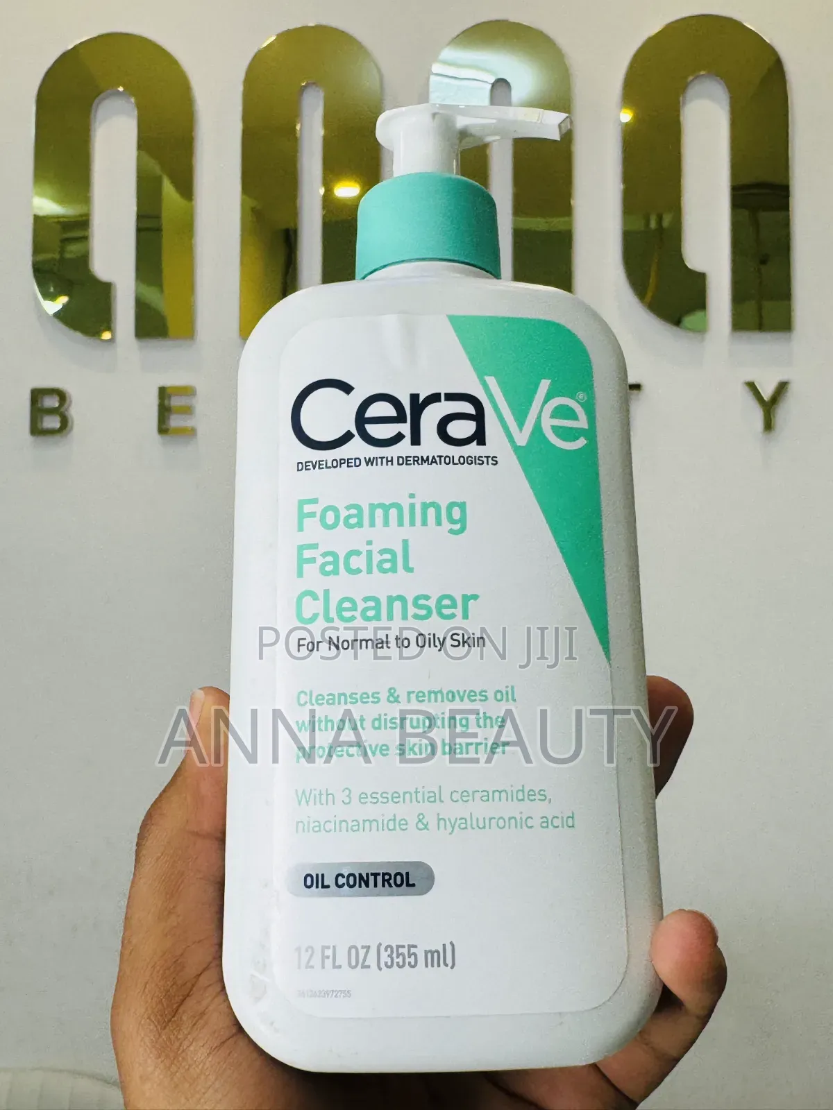 CeraVe Foaming Facial Cleanser for Normal to Oily Skin