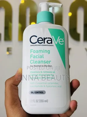 CeraVe Gentle Foaming Face Cleanser - Protects Skin Barrier