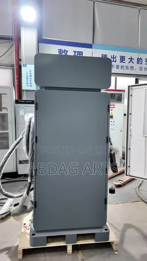 DC Fast Charger With Advertisements Screen