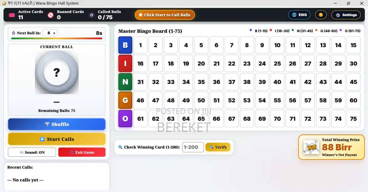 Bingo Game Platform/ System
