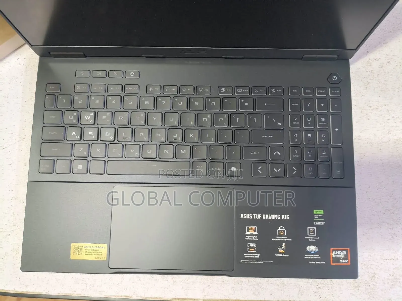 New Laptop Asus TUF Dash F15 16GB Intel Core i7 SSD 512GB