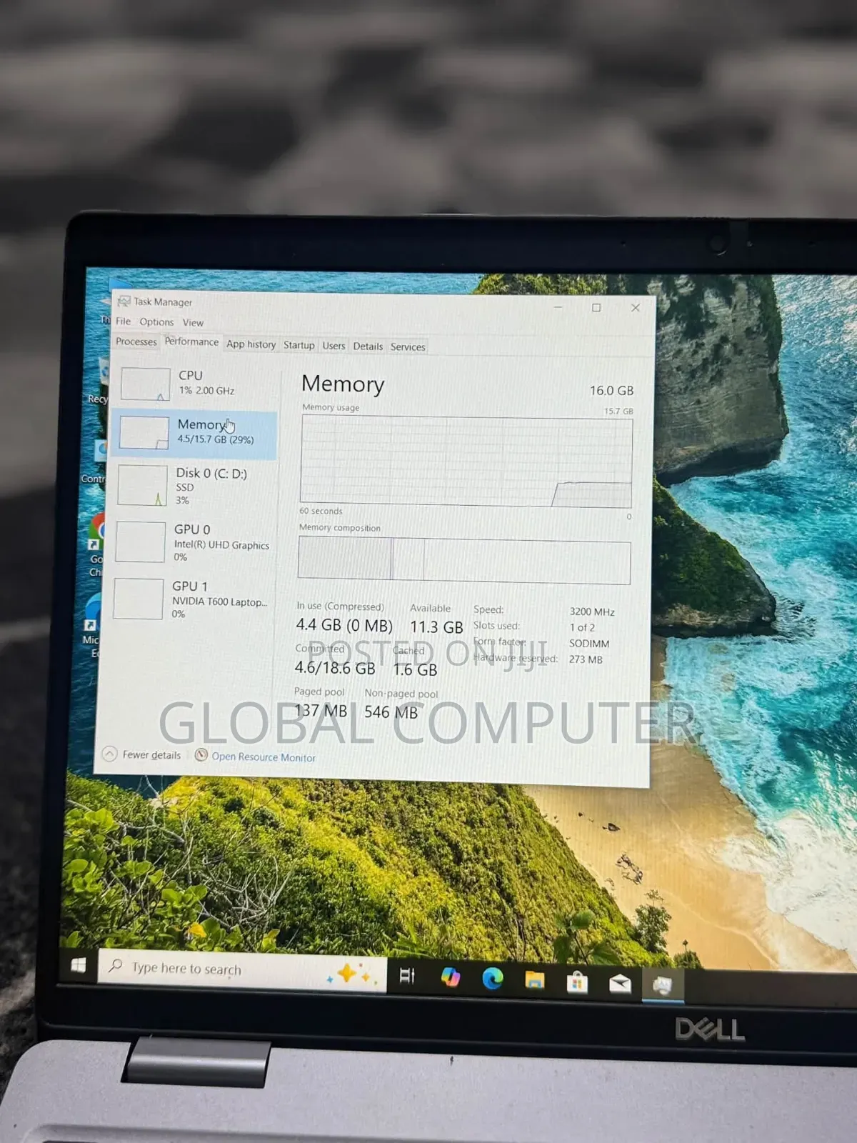 New Laptop Dell Precision 5550 16GB Intel Core i7 SSD 512GB