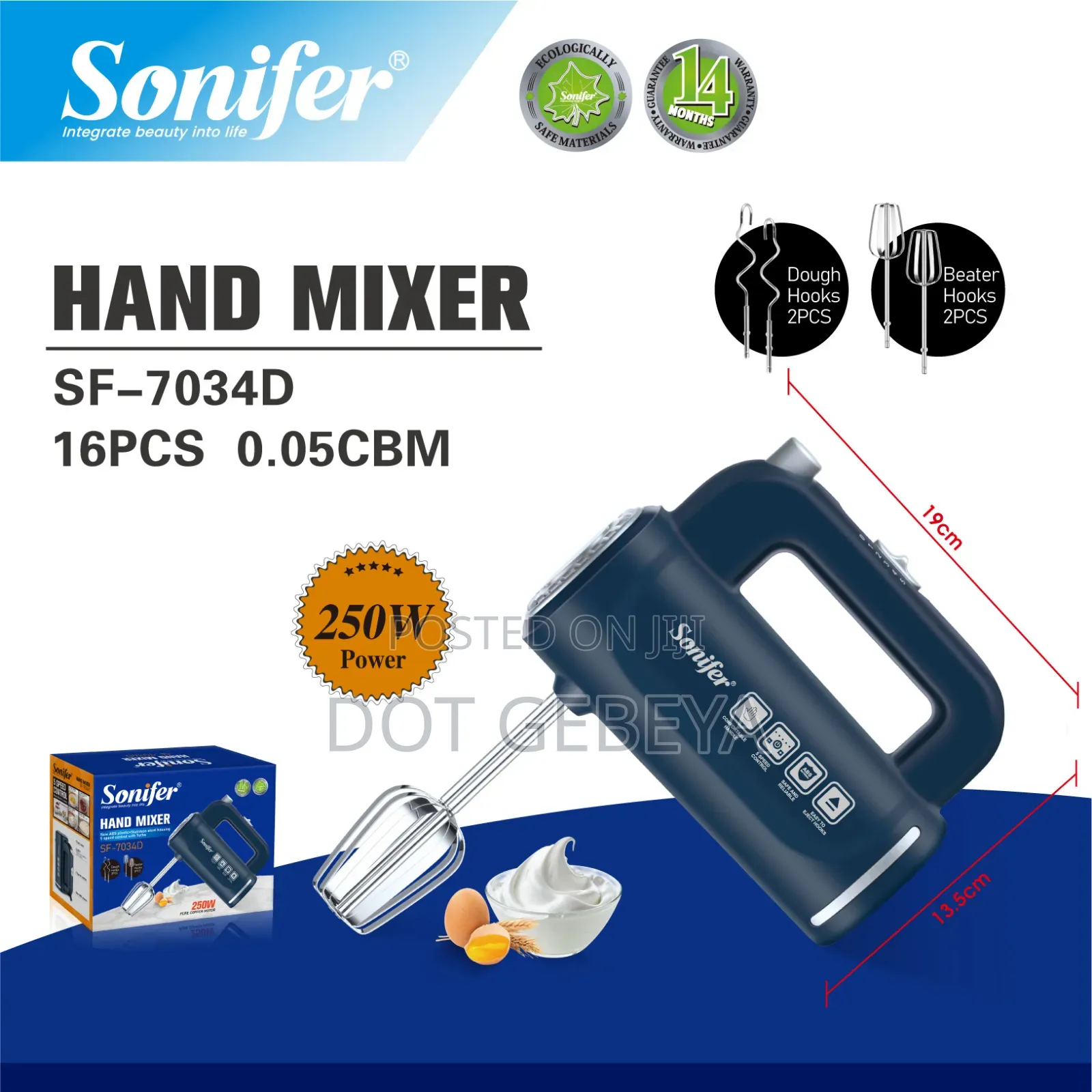Sonifer Sf-7034d Hand Mixer