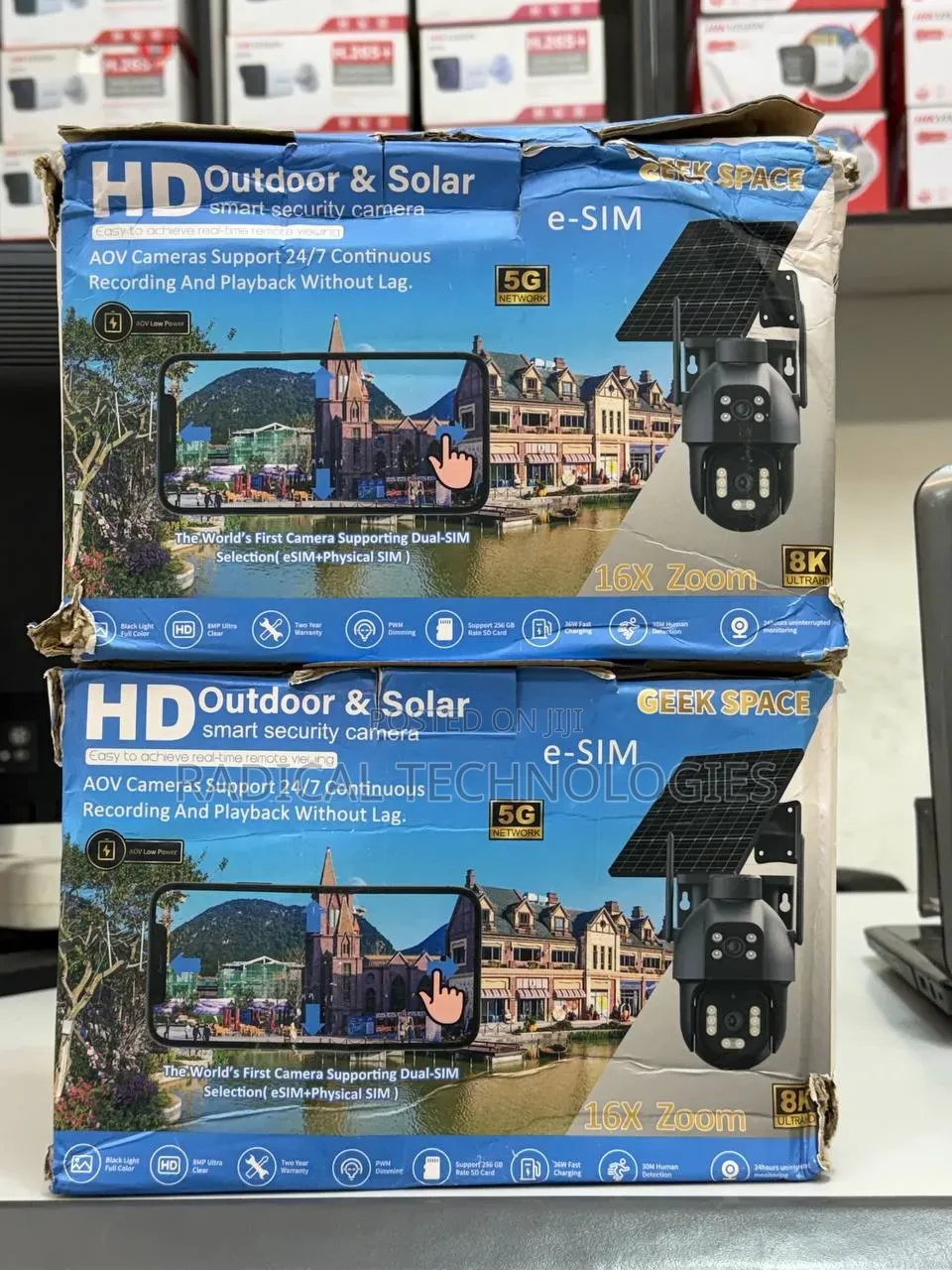 Solar Dual Lens Geek Space 4G Security Camera