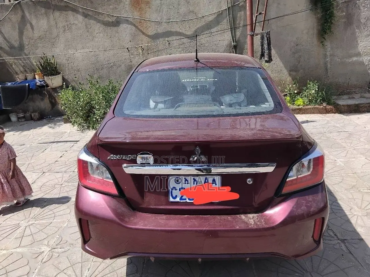 Mitsubishi Attrage 2021 Burgundy