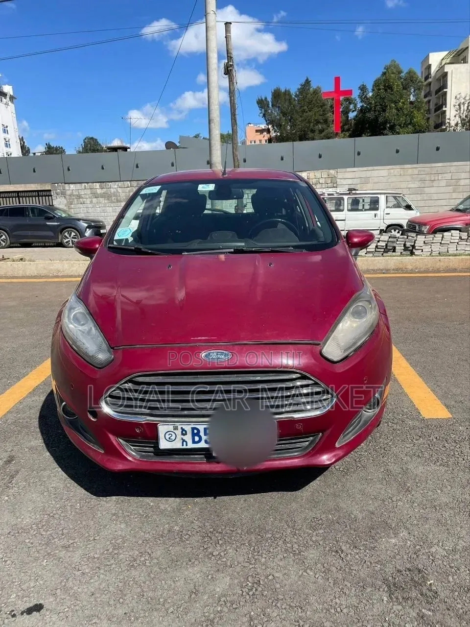 Ford Fiesta 2015 Burgundy