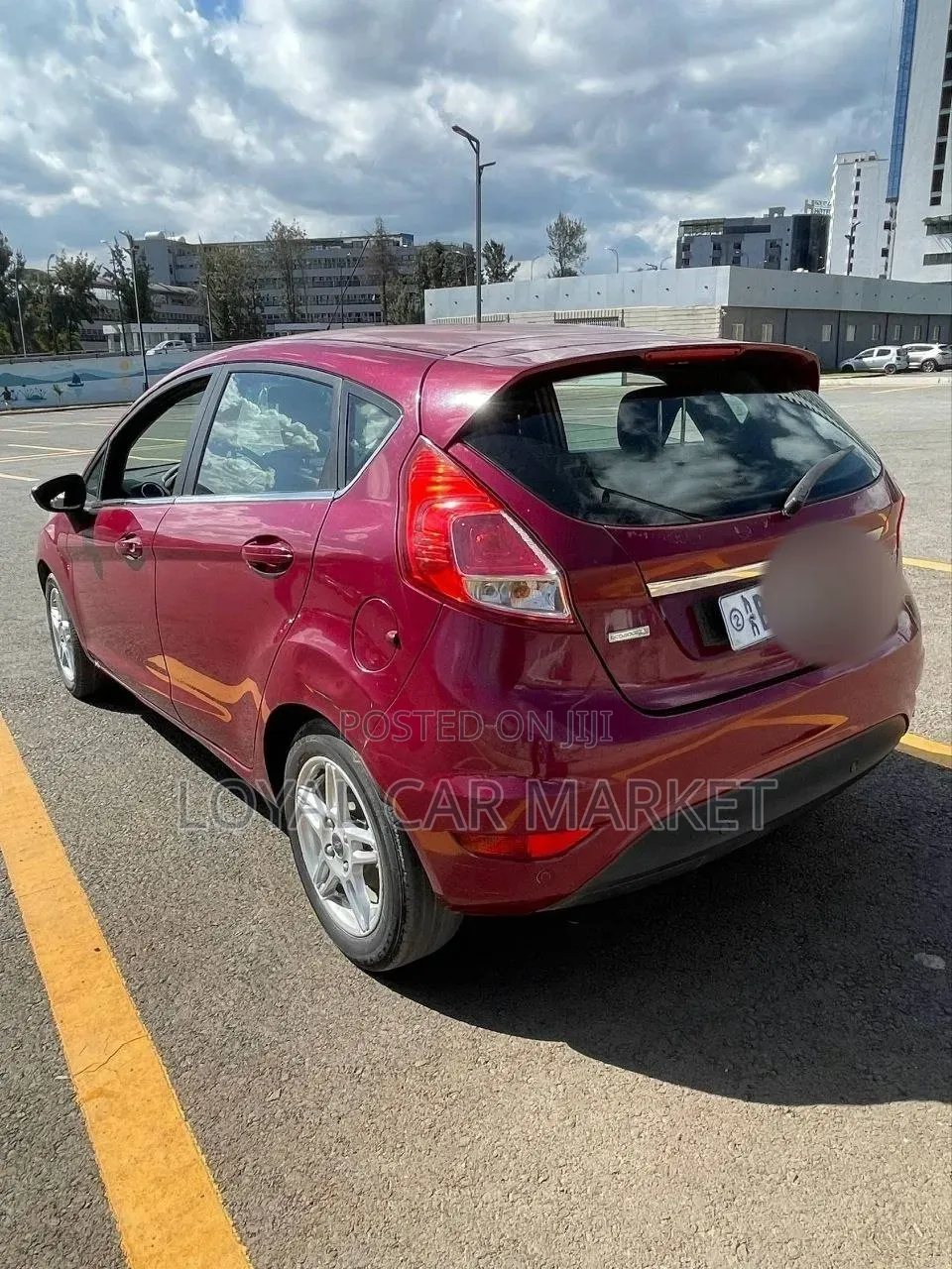 Ford Fiesta 2015 Burgundy