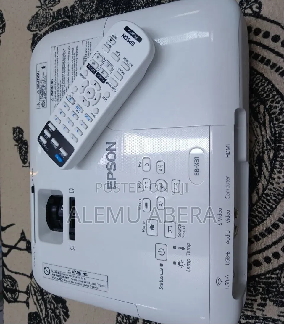 Epson Projector 
Model Name: EB-x31