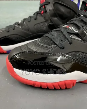 Nike Air Jordan Jumpman Two Trey "Bred" (Black, White, True Red Shoes