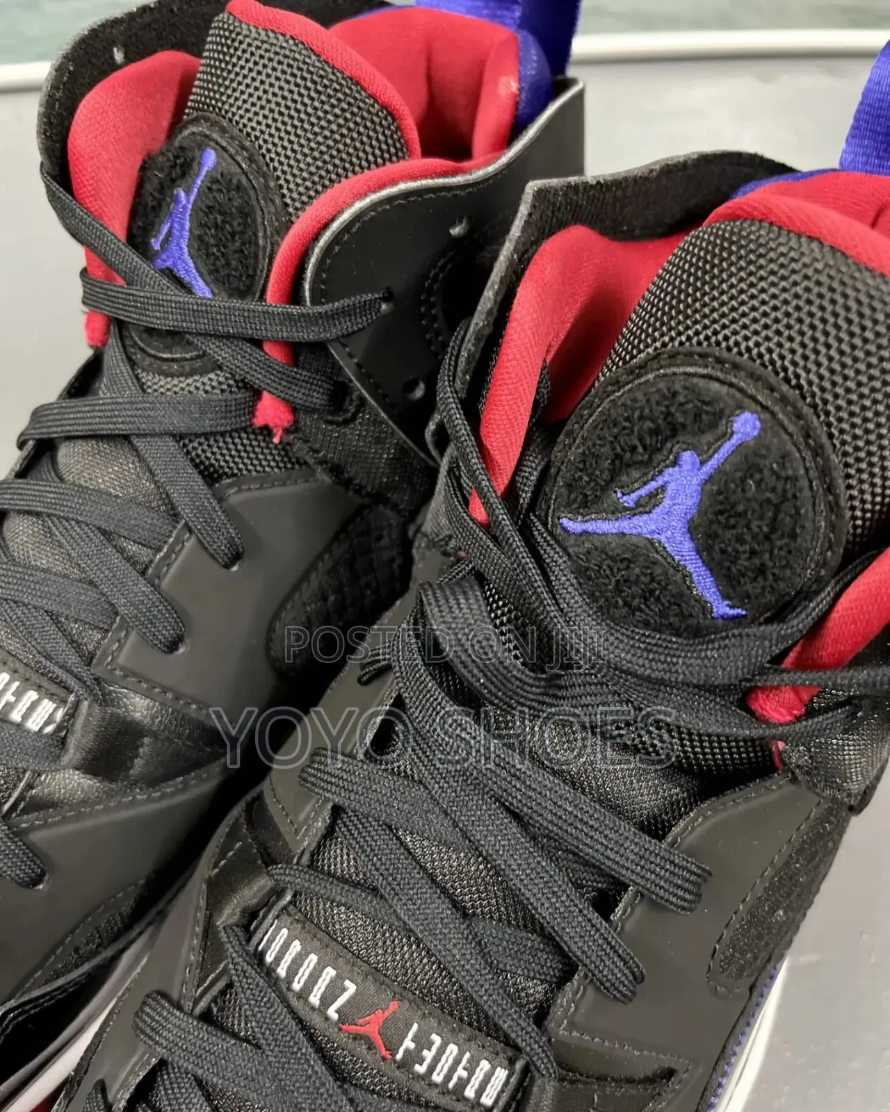 Nike Air Jordan Jumpman Two Trey "Bred" (Black, White, True Red Shoes
