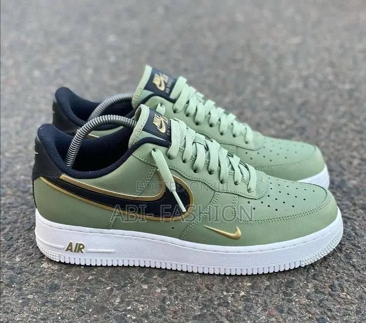 Nike Air Force 1 Olive Green — New Arrival — Sizes: 40, 41, 42, 43, 44