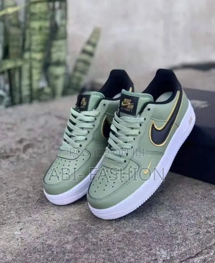 Nike Air Force 1 Olive Green — New Arrival — Sizes: 40, 41, 42, 43, 44