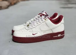 Nike Air Force 1 Team Red — New Arrival — Sizes: 40, 41, 42, 43, 44