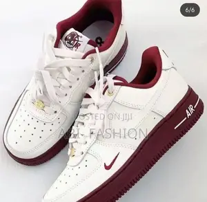 Nike Air Force 1 Team Red — New Arrival — Sizes: 40, 41, 42, 43, 44