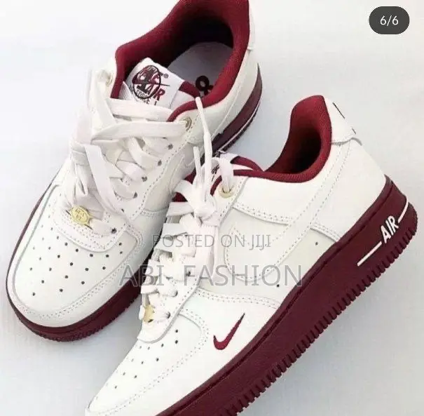 Nike Air Force 1 Team Red — New Arrival — Sizes: 40, 41, 42, 43, 44