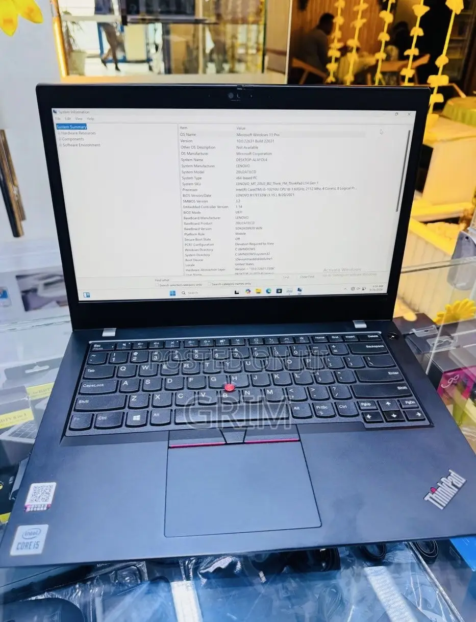New Laptop Lenovo ThinkPad L14 8GB Intel Core i5 SSD 256GB