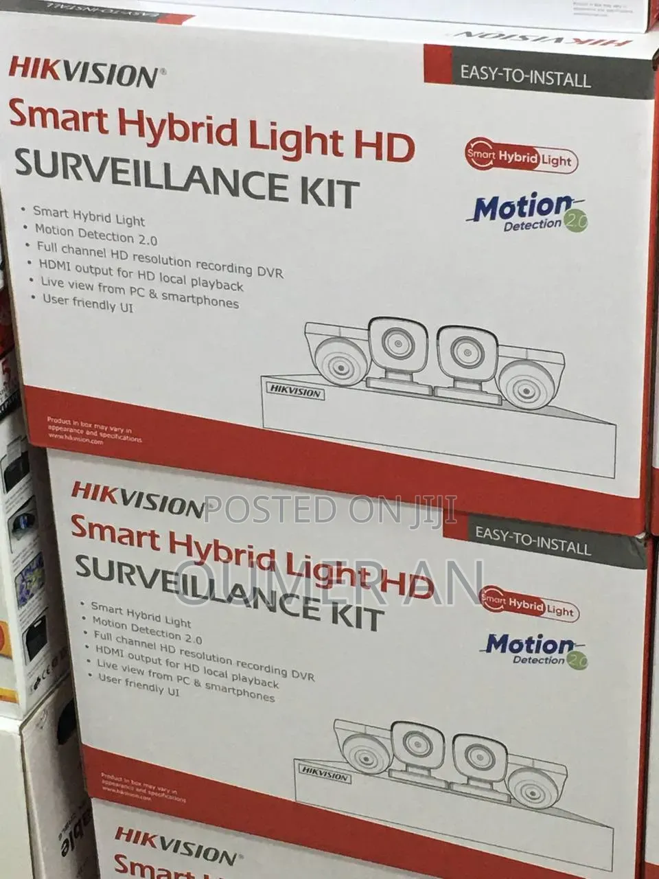 4 CH Smart Hybrid Light HD Surveillance Kit