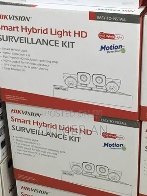 4 CH Smart Hybrid Light HD Surveillance Kit