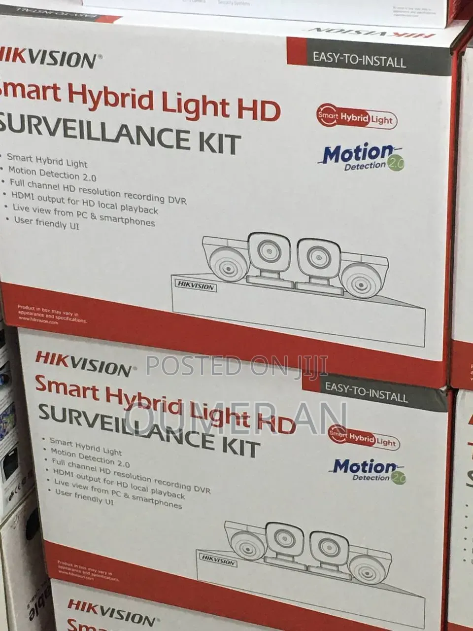 4 CH Smart Hybrid Light HD Surveillance Kit