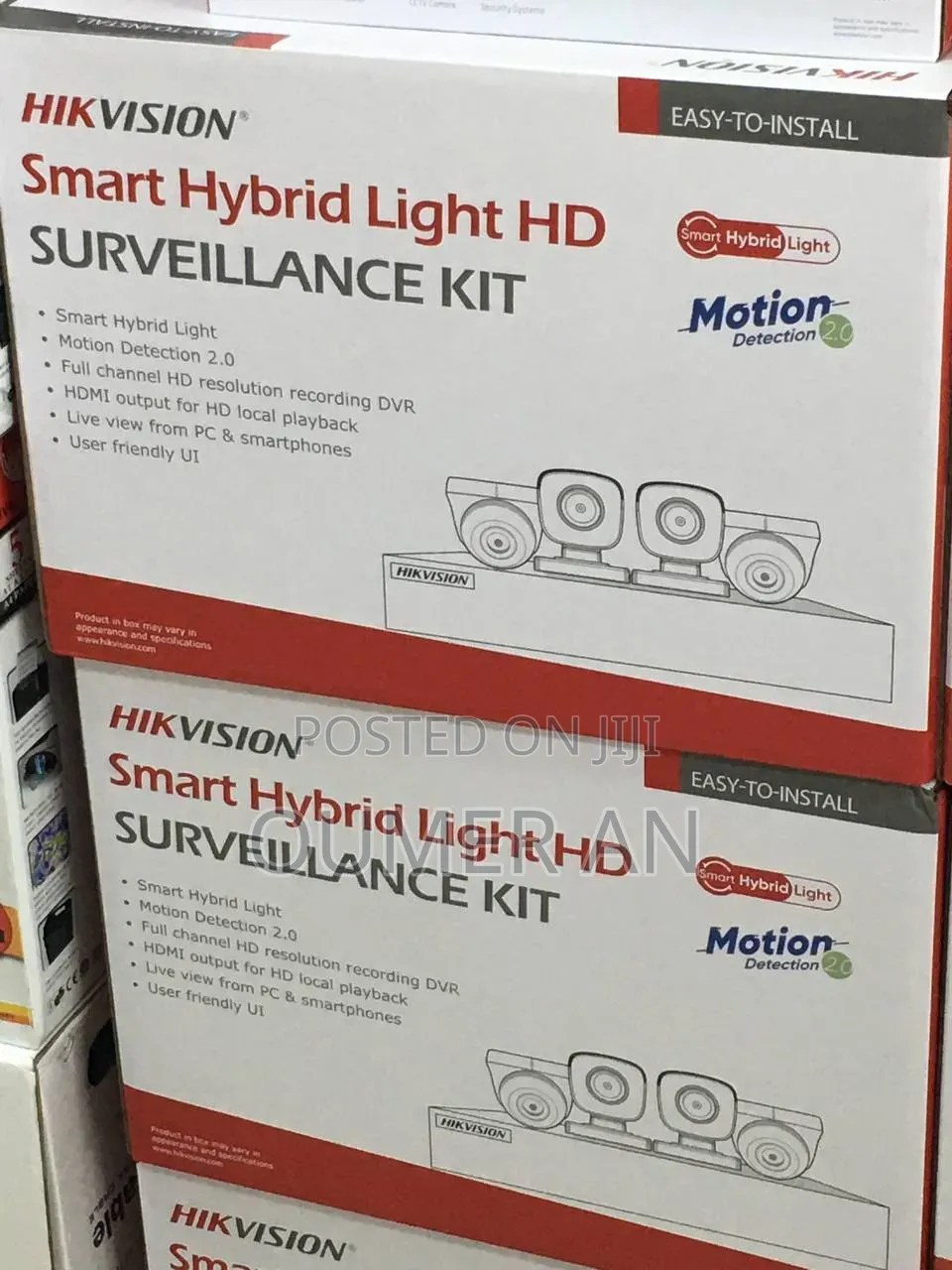 4 CH Smart Hybrid Light HD Surveillance Kit