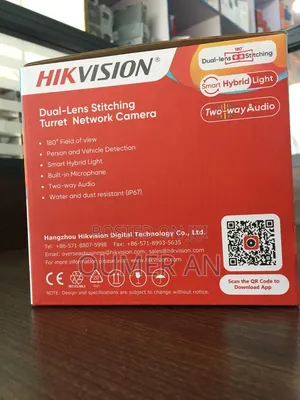 6MP DualLens Stitched Wide Angle ColorVu With Smart Hybrid LightCamera