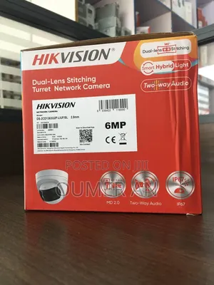 6MP DualLens Stitched Wide Angle ColorVu With Smart Hybrid LightCamera