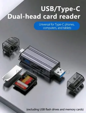High-Speed Dual Interface, USB-A & Type-C, Multi-Function SD/TF