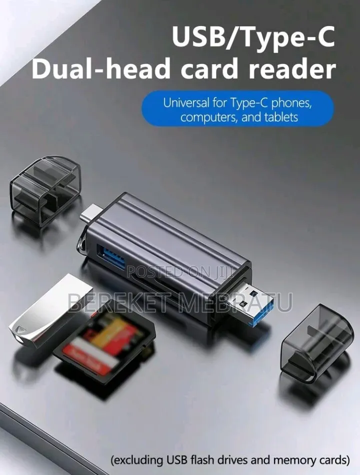 High-Speed Dual Interface, USB-A & Type-C, Multi-Function SD/TF
