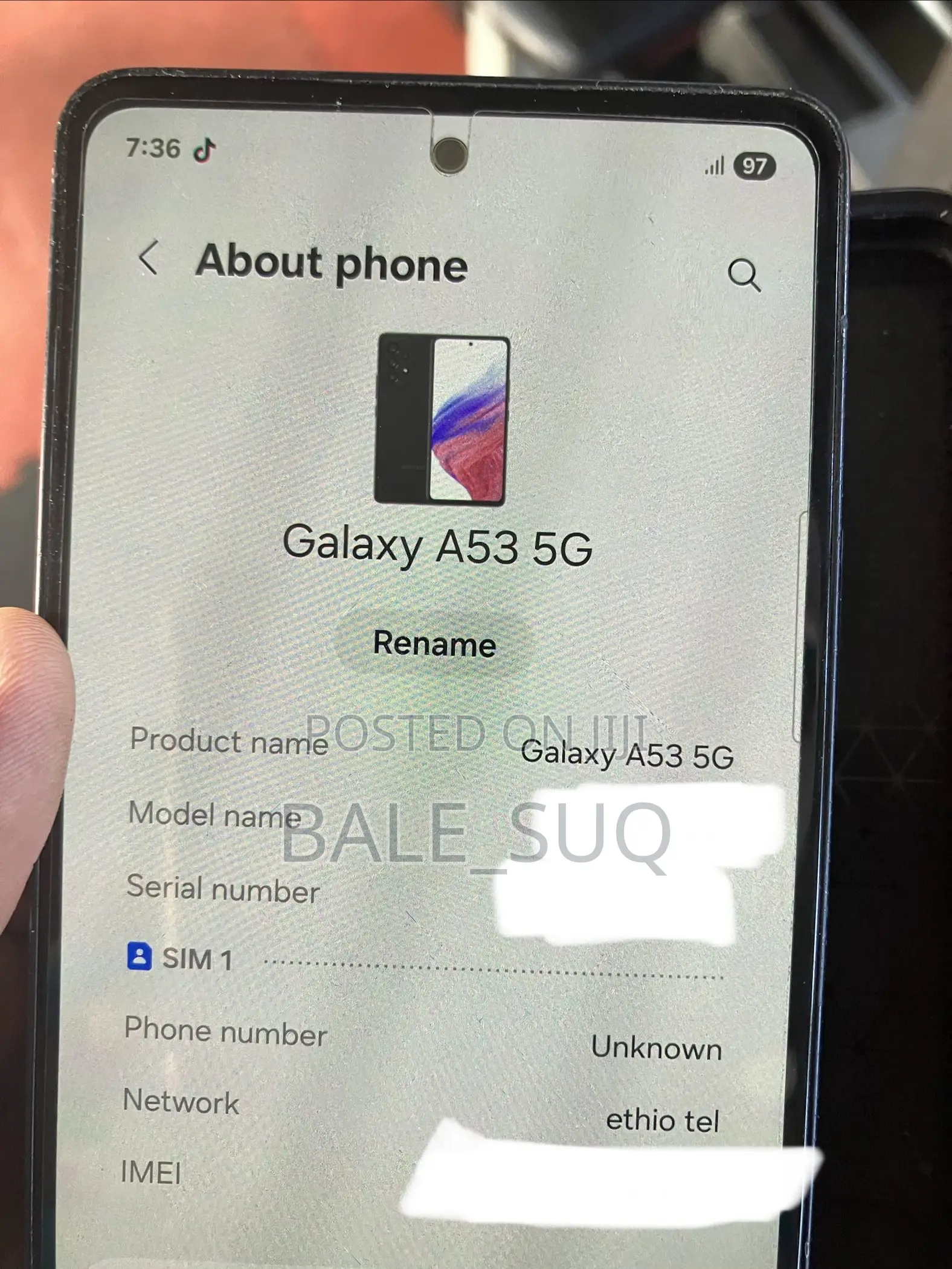 New Samsung Galaxy A53 5G 128 GB Black