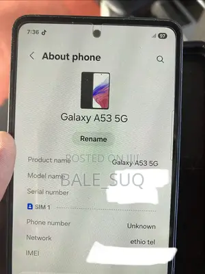 New Samsung Galaxy A53 5G 128 GB Black