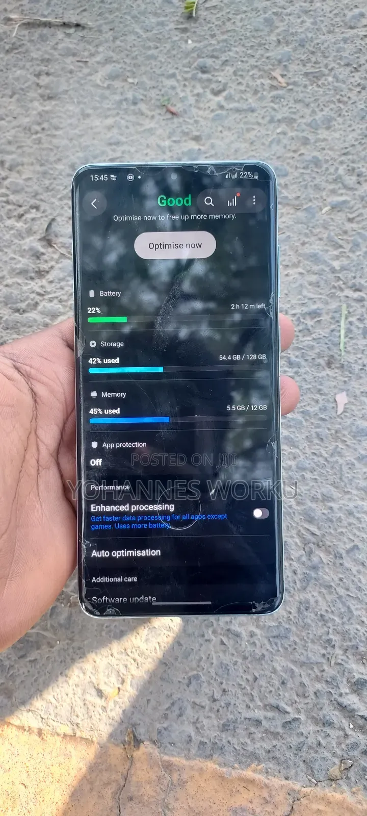 Samsung Galaxy S20+ 5G 128 GB Blue