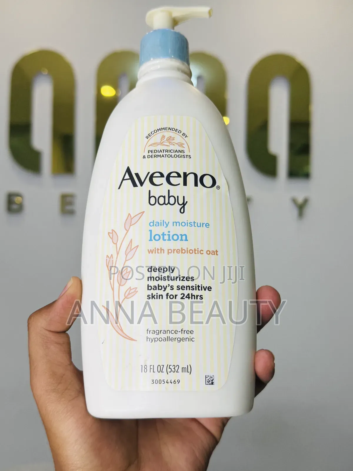 Aveeno Baby Fragrance-Free Lotion for Sensitive Skin (532ml)