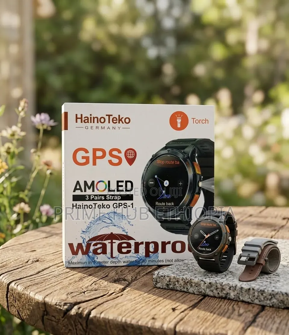 HAINO TEKO GPS-1 SMARTWATCH Germany አዲስ ኦርጅናል ስማርት ሰዓት