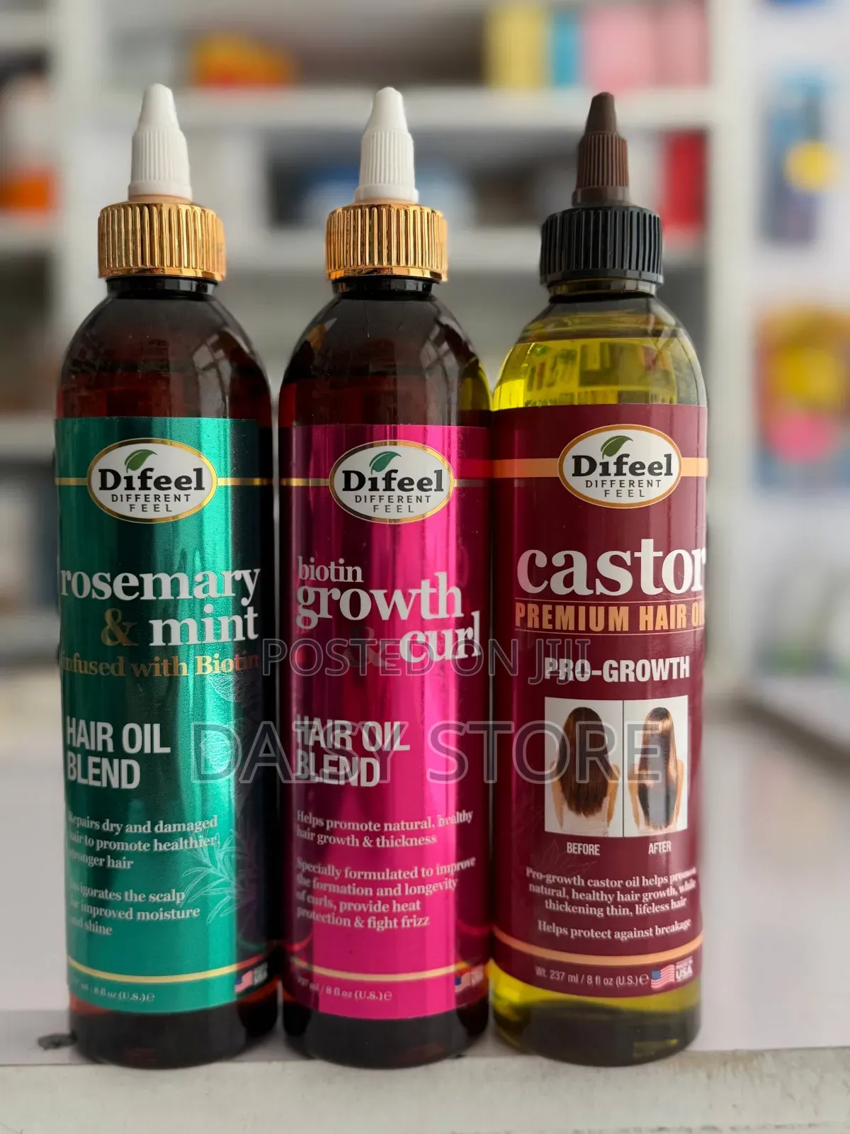 Difeel Premium Hair Oil Blends (237ml)
