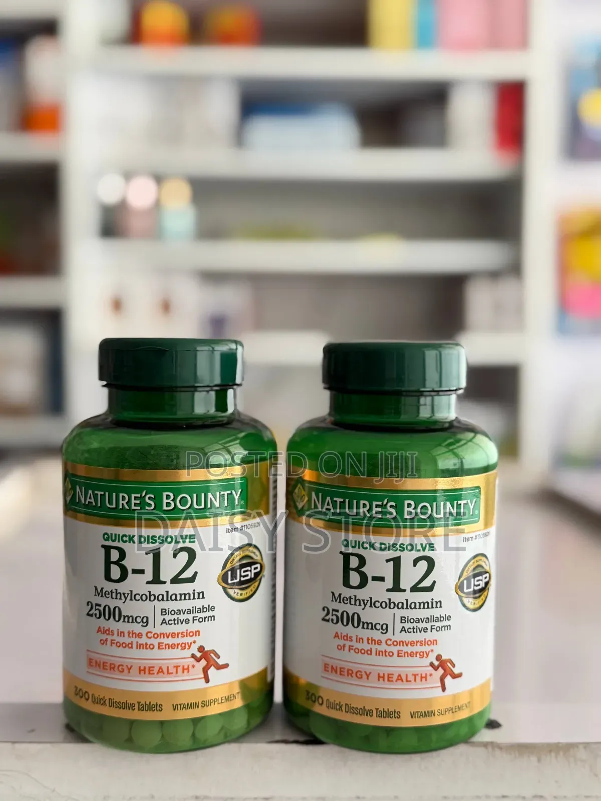 Nature's Bounty Quick Dissolve Vitamin B-12 2500mcg (300 Tablets)