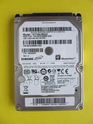 Samsung 750GB Hard Drive for Laptop