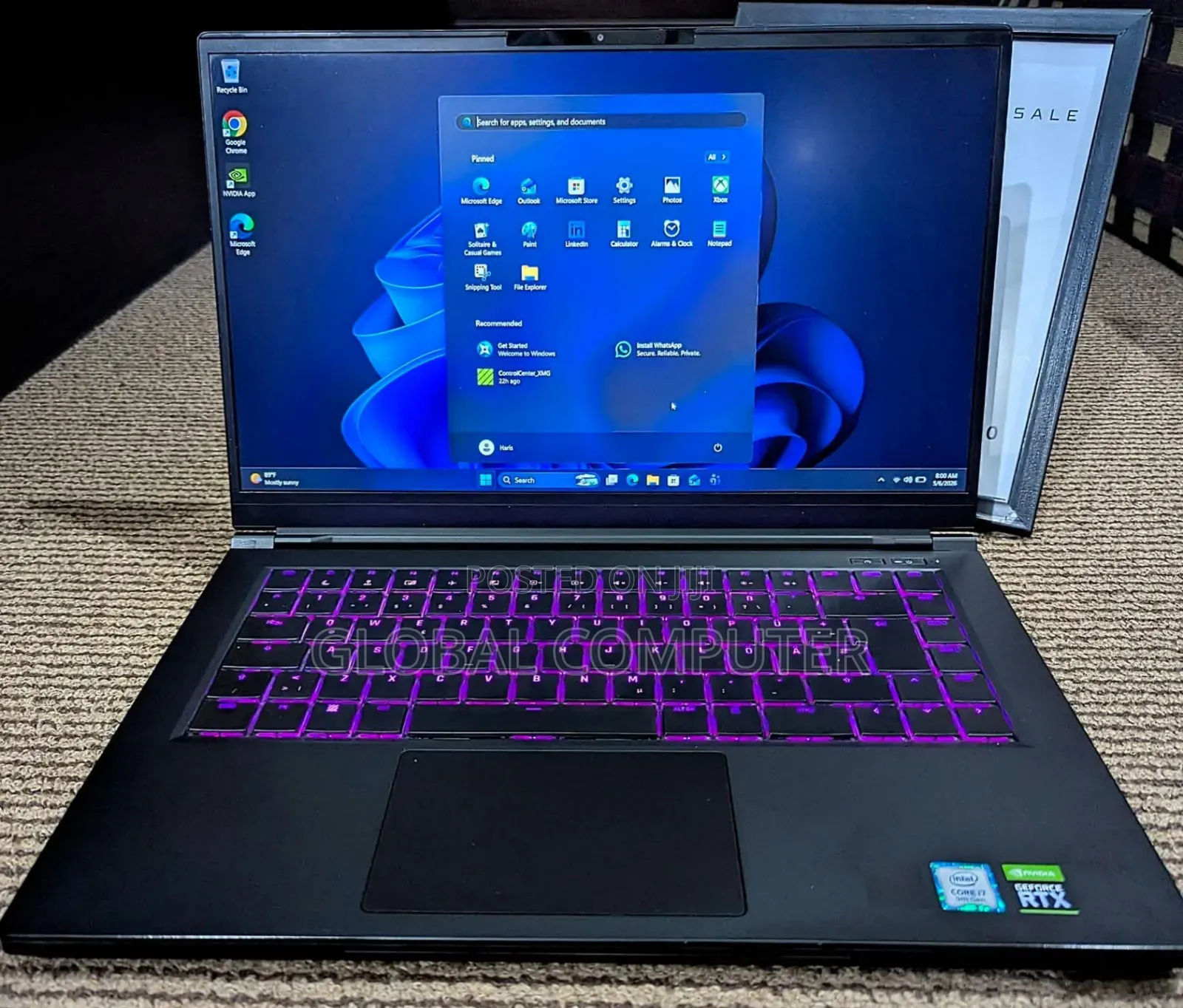 Laptop MSI Katana GF76 16GB Intel Core i7 SSD 512GB