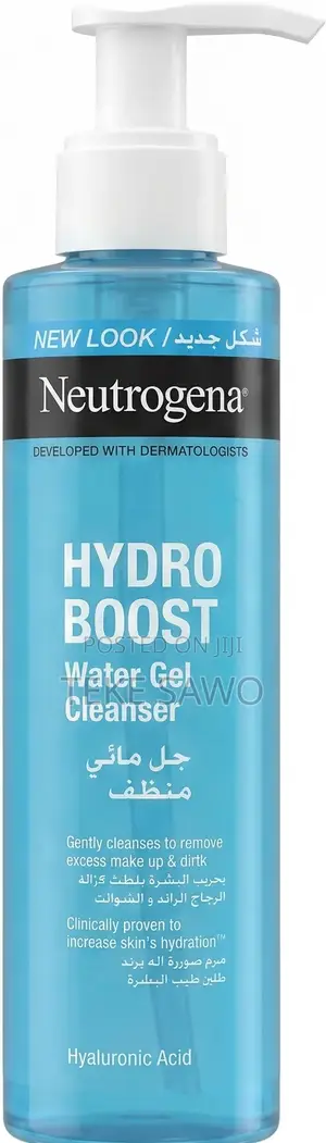 Neutrogena Hydro Boost Water Gel Cleanser Hyaluronic Acid Dry Skin